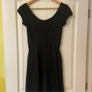 Ruby Rox vintage inspired black swing dress.